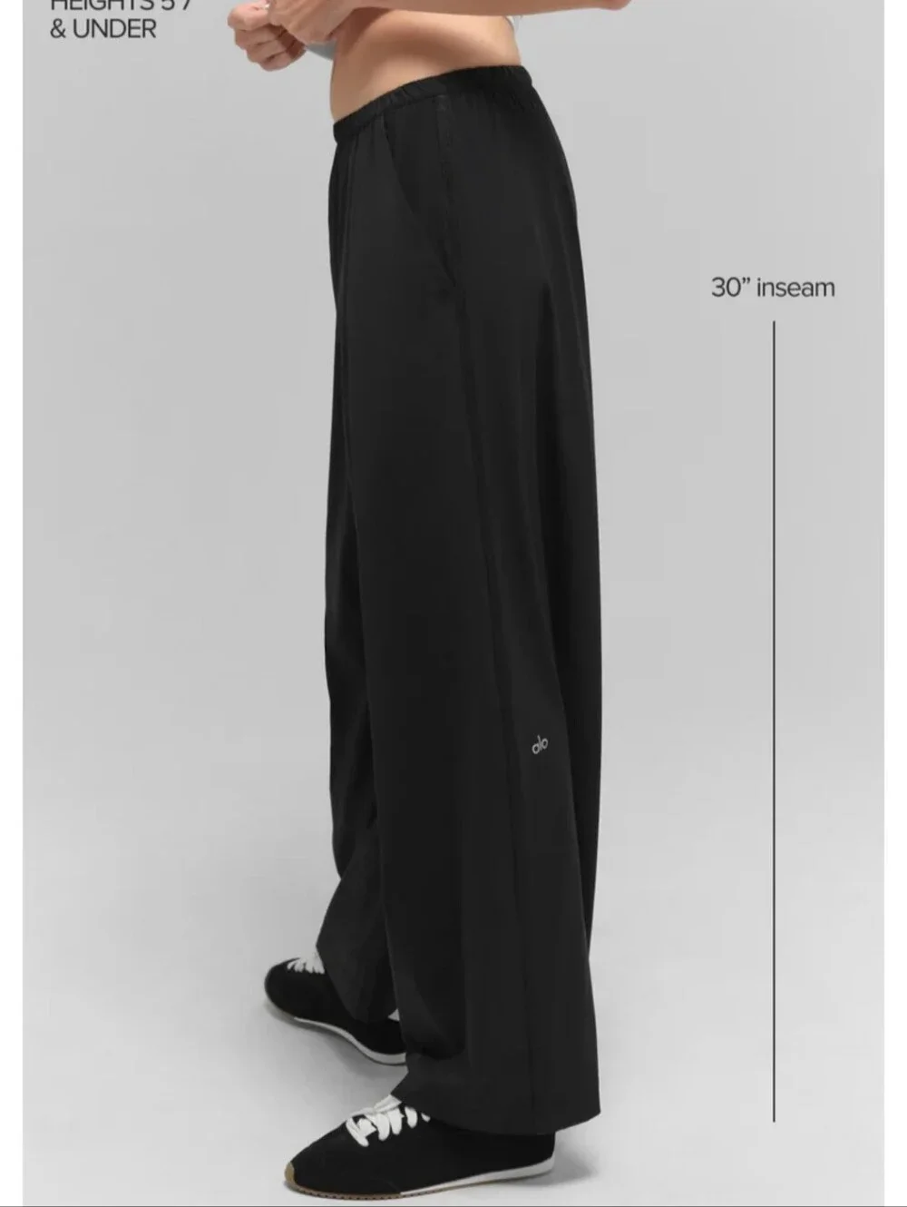 ALO BREEZY WIDE LEG PANT Large